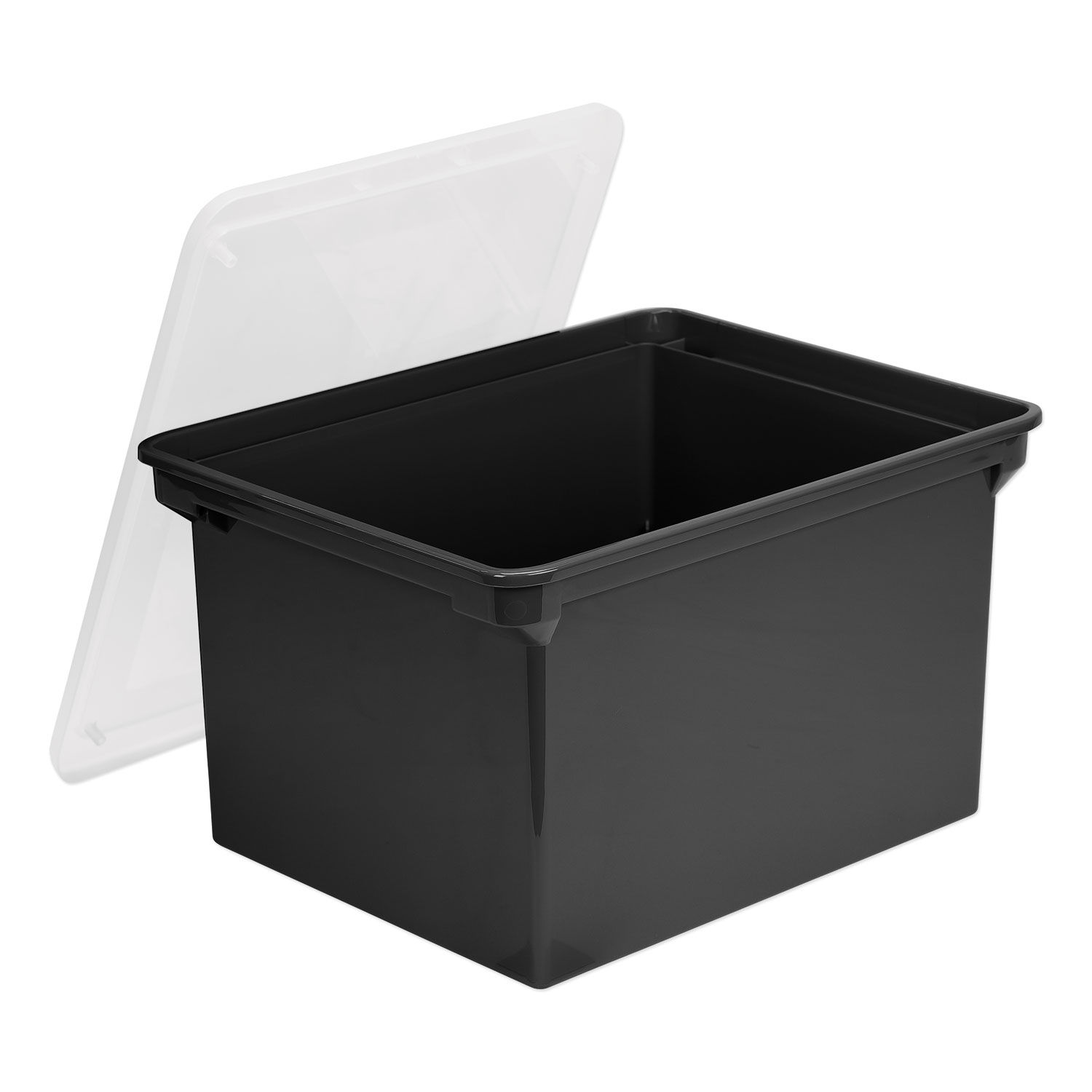 Plastic File Tote by Storex STX61528U01C