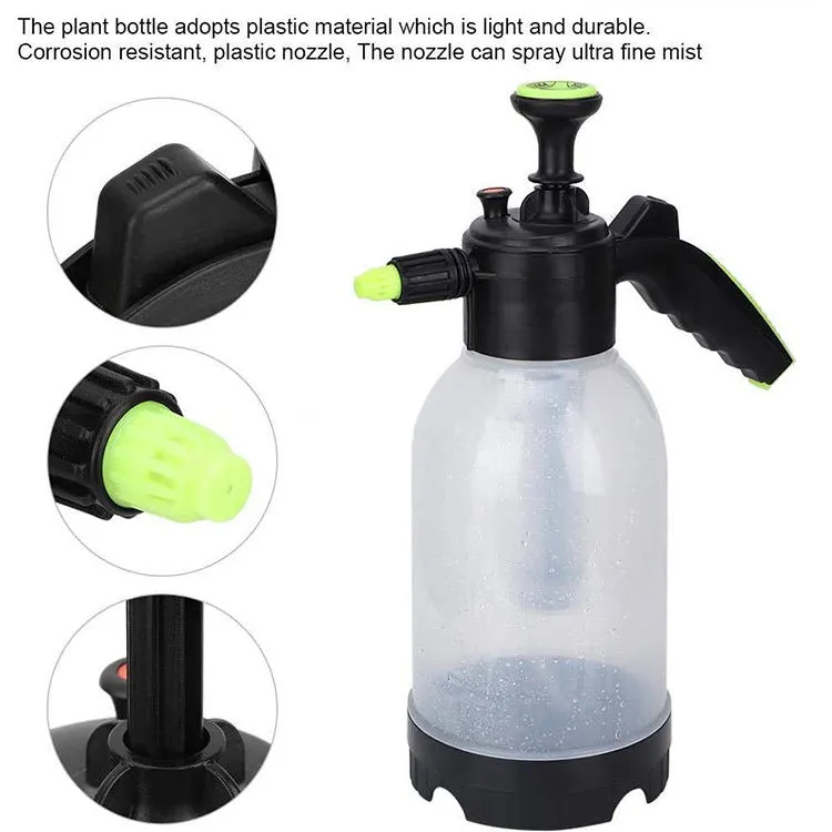 2L Hand Pump Plastic Water Sprayer Bottle