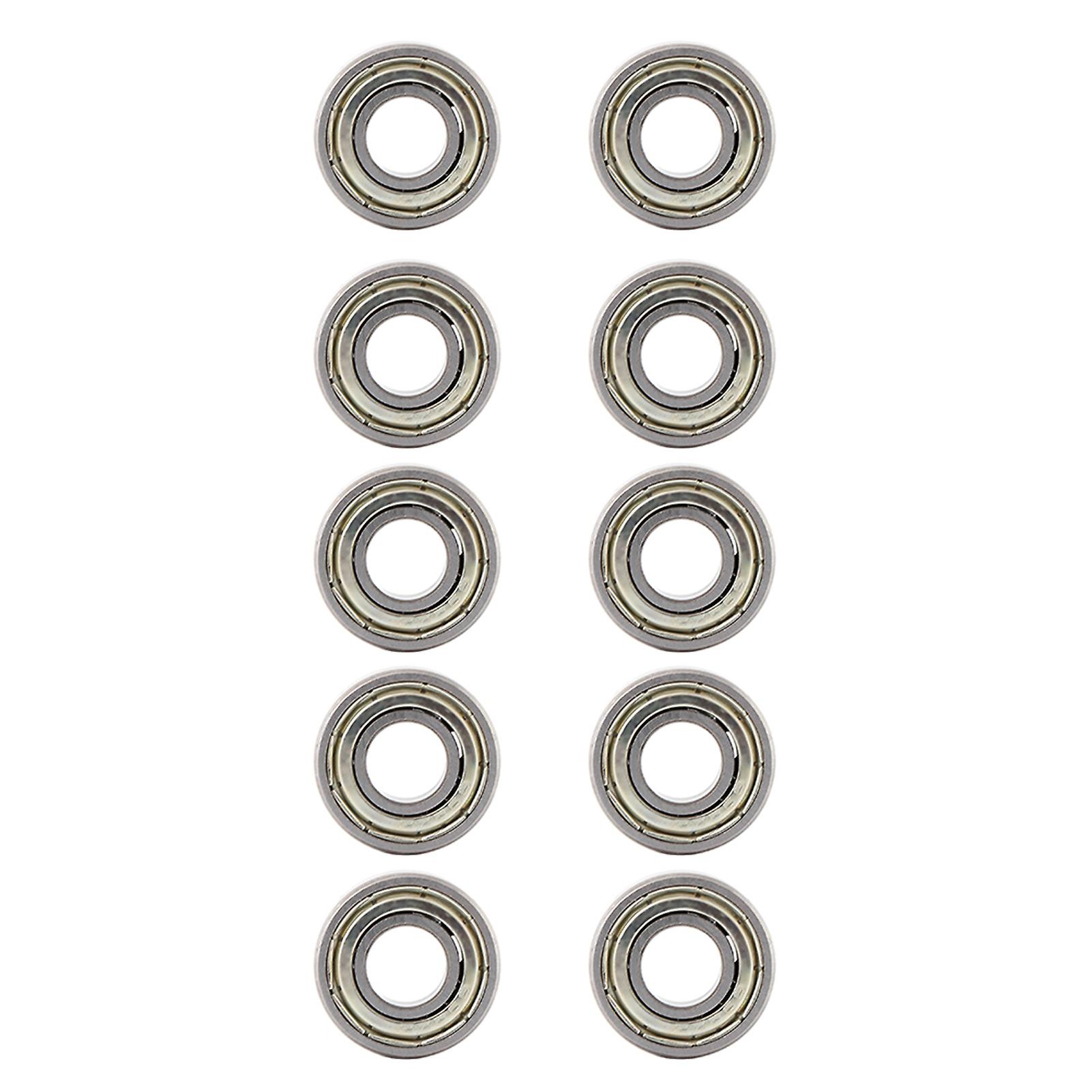 10 Pcs Heat Resistant Durable Multi Use Bearing Steel Miniature 698zz Ball Bearings(8x19x6mm)