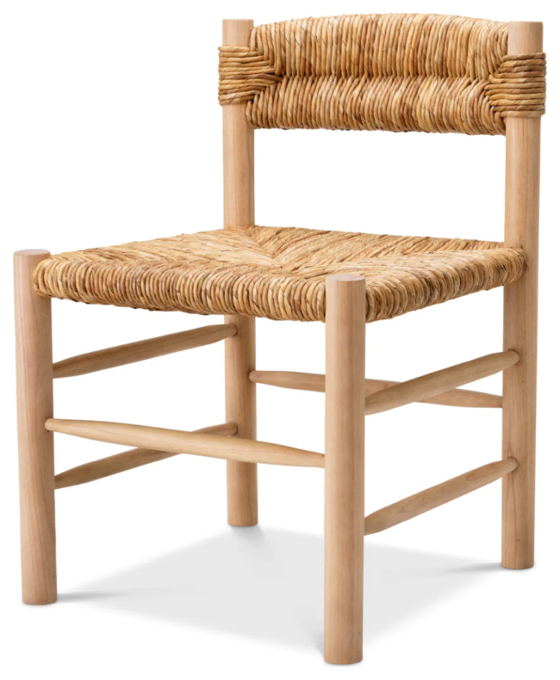 Woven Seagrass Dining Chair  Eichholtz Cosby   Beach Style   Dining Chairs   by Oroa   Distinctive Furniture  Houzz