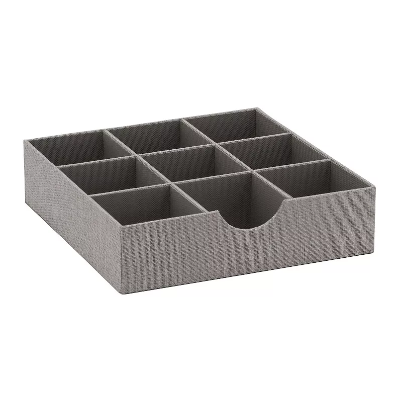 Household Essentials 9-Compartment Square Organizer Tray