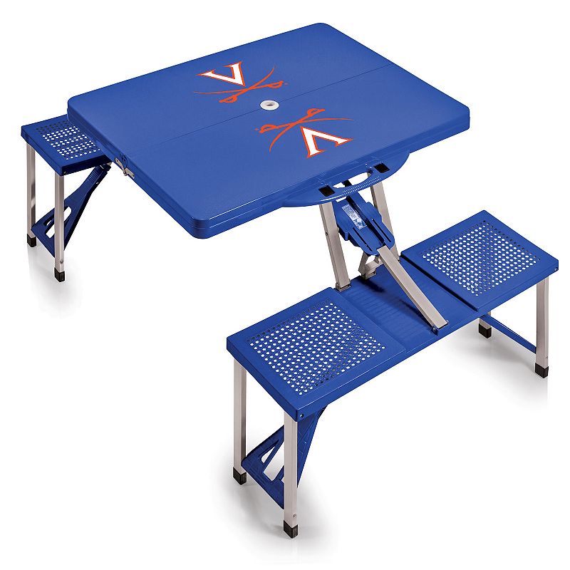 Picnic Time Virginia Cavaliers Picnic Table Portable Folding Table with Seats