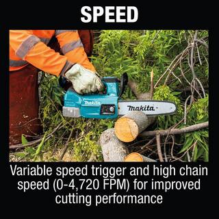 Makita LXT 10 in. 18V Lithium-Ion Brushless Battery Top Handle Chain Saw (Tool-Only) XCU06Z