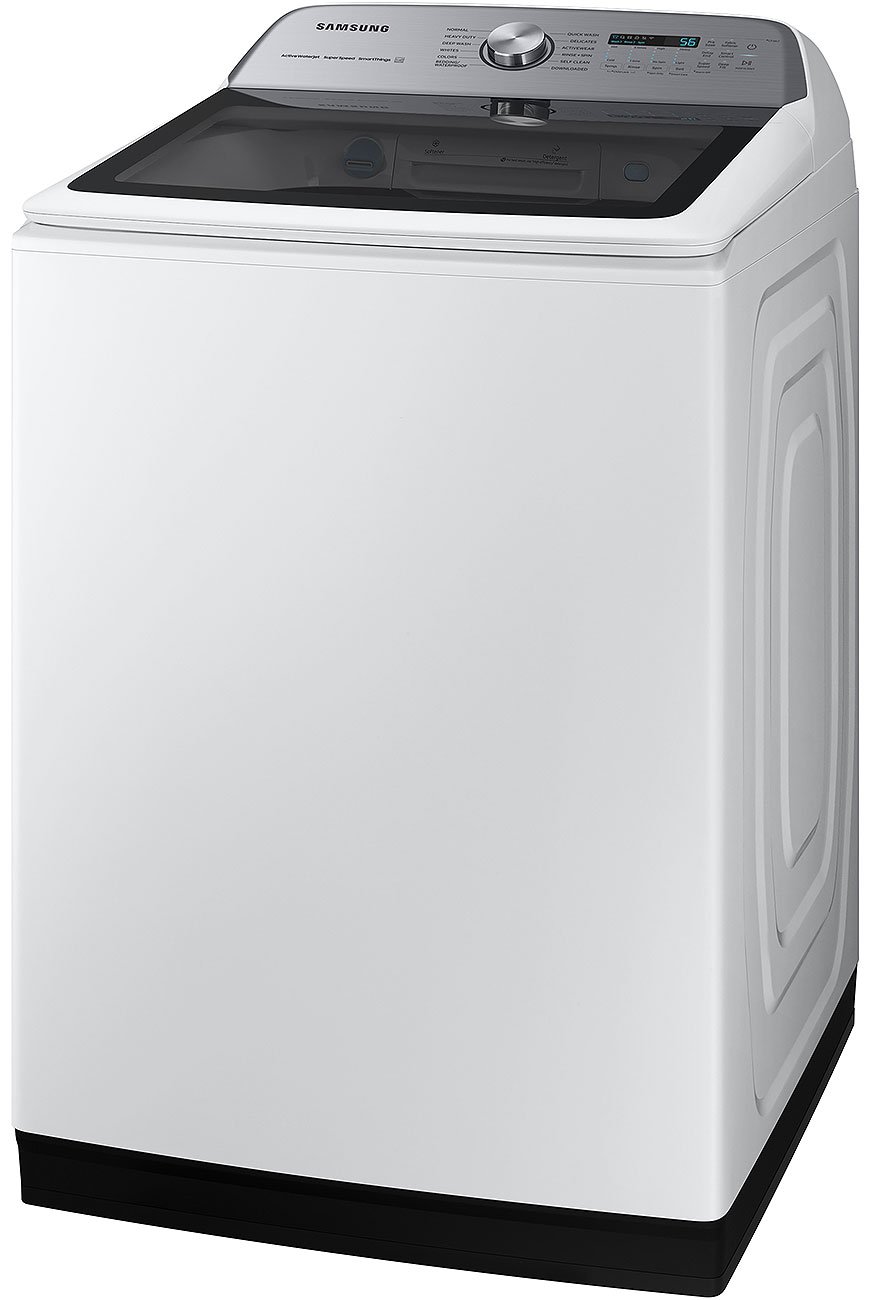  5.2 Cu. Ft. White Large Capacity Smart Top Load Washer With Super Speed Wash