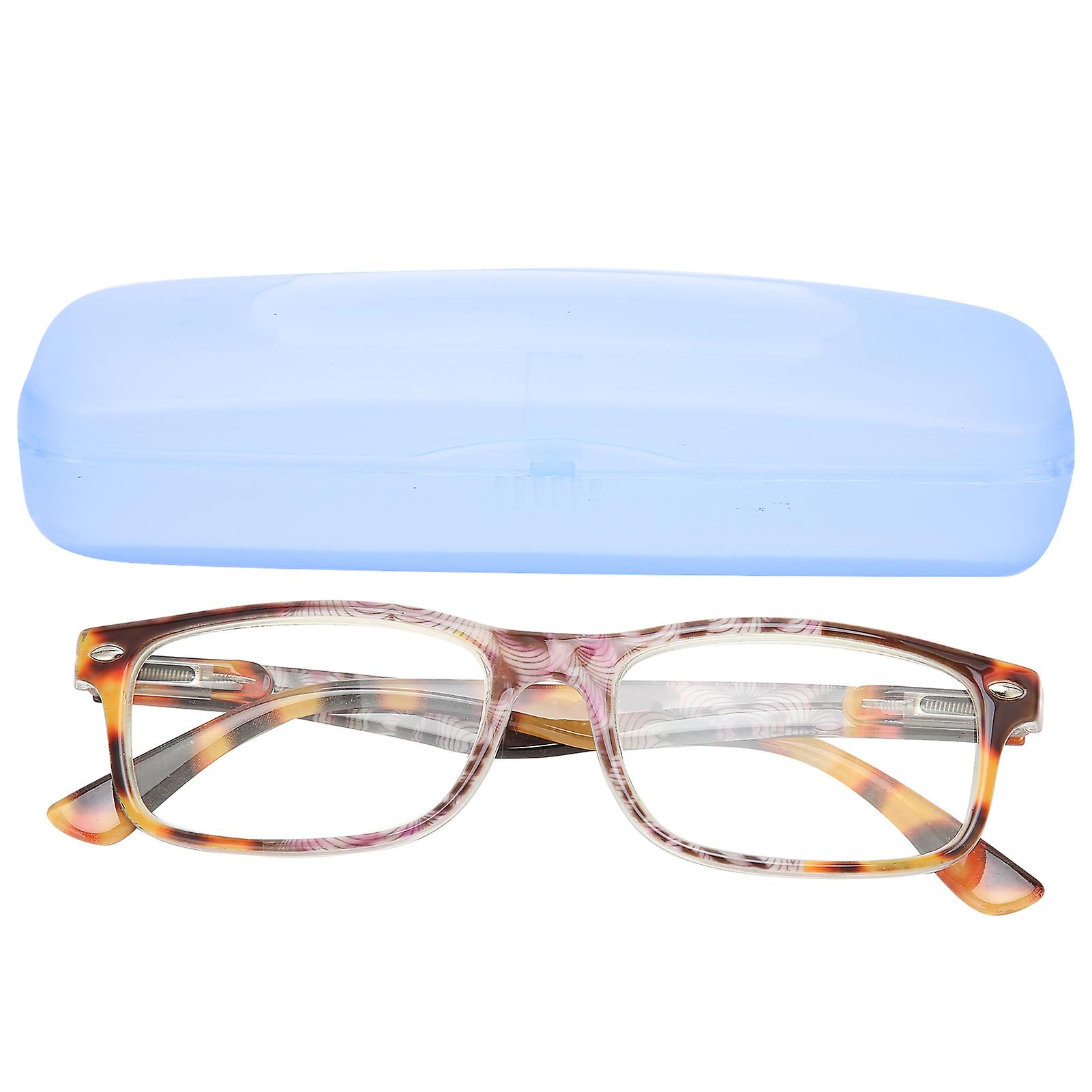 Vintage Blue Light Blocking Reading Glasses Unisex Men Women Elderly Reading Glasses+300