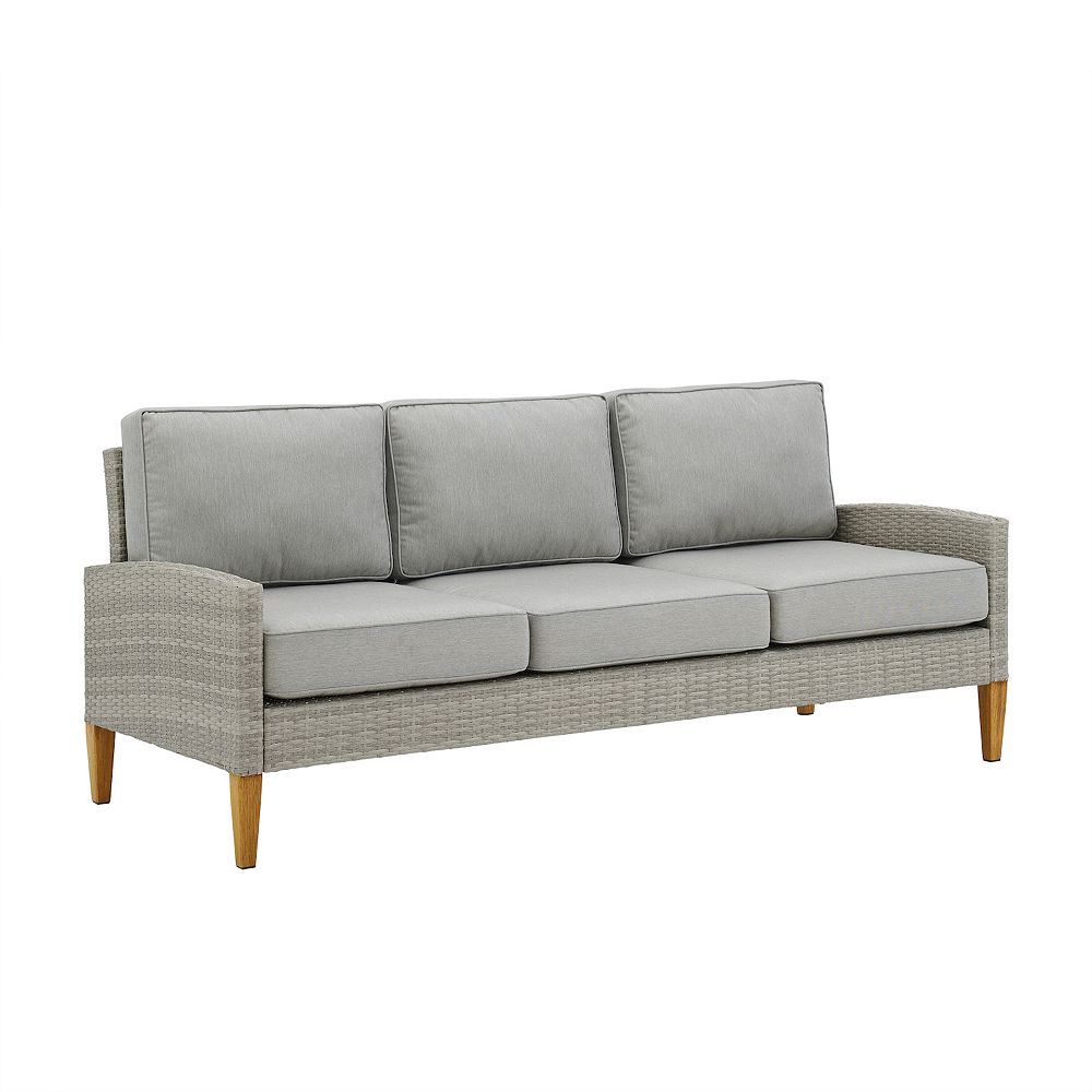 Crosley Capella Outdoor Wicker Sofa