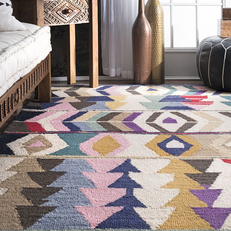 nuLOOM Ofelia Colorful Geometric Rug