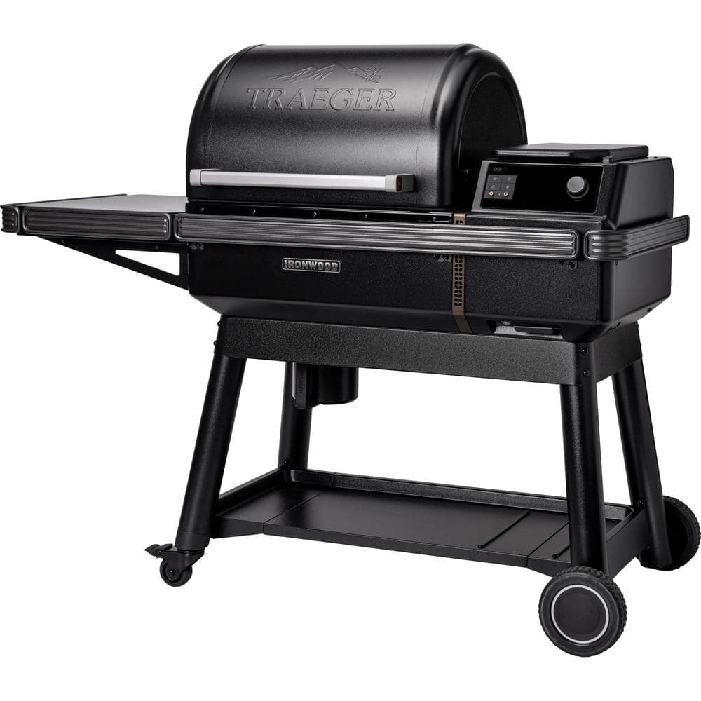 Traeger Ironwood Wi-Fi Pellet Grill and Smoker in Black TFB61RLG