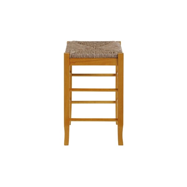 SQ Rush Backless Wood 24-inch Counter Stool