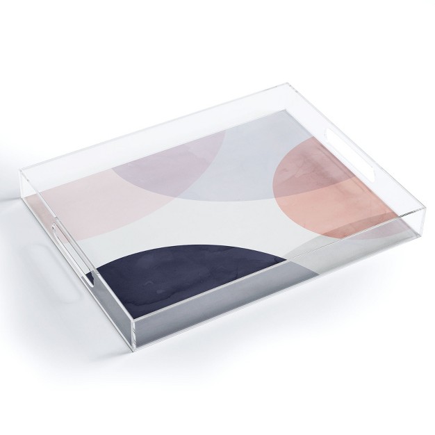 Emanuela Carratoni Pastel Shapes Acrylic Tray Deny Designs