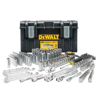 DW Mechanics Tool Set (226 Piece) with TOUGHSYSTEM 22 in. Medium Tool Box and 20V MAX12V MAX Hood Light DWMT45226HW045B