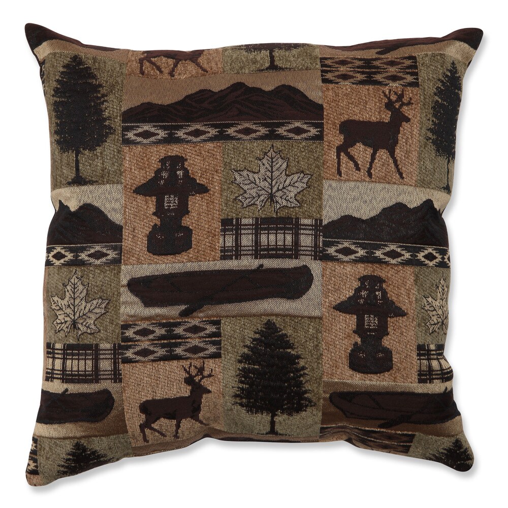 Evergreen Lodge 18 inch Throw Pillow