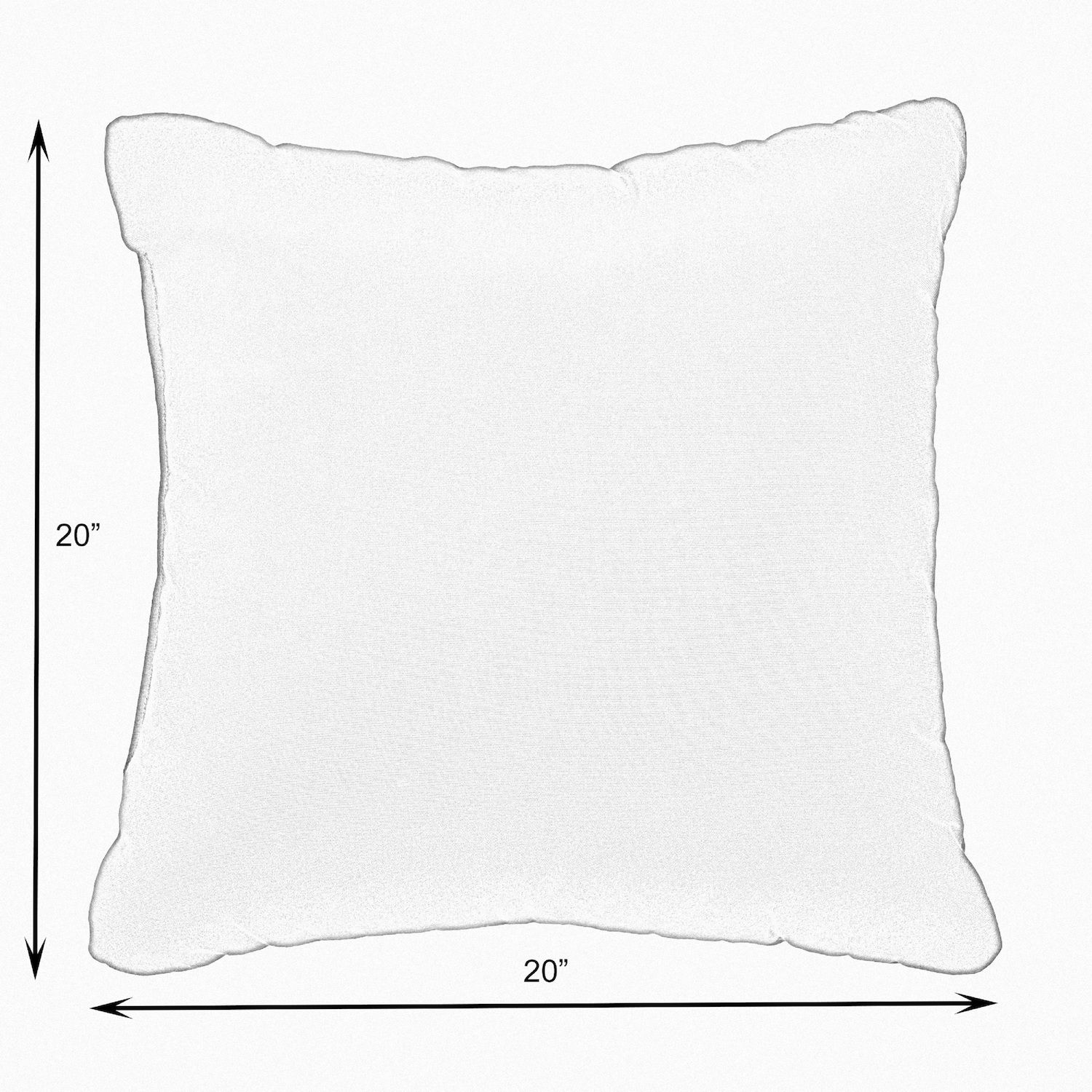 Sorra Home Indoor Outdoor 20 in. x 20 in. Corded Pillows 2-Piece Set