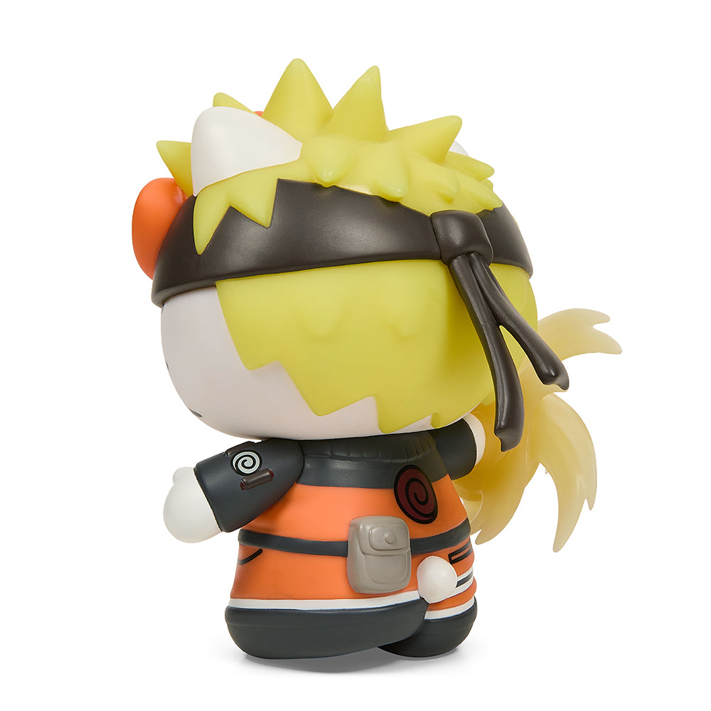 Naruto X Hello Kitty® 8” Vinyl Figure – Naruto Charge (GID Kidrobot.com Exclusive Edition)