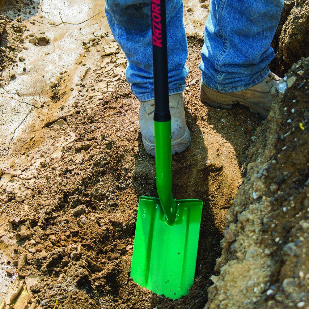 Razor-Back 43 in. Fiberglass Handle Trenching Shovel 47036