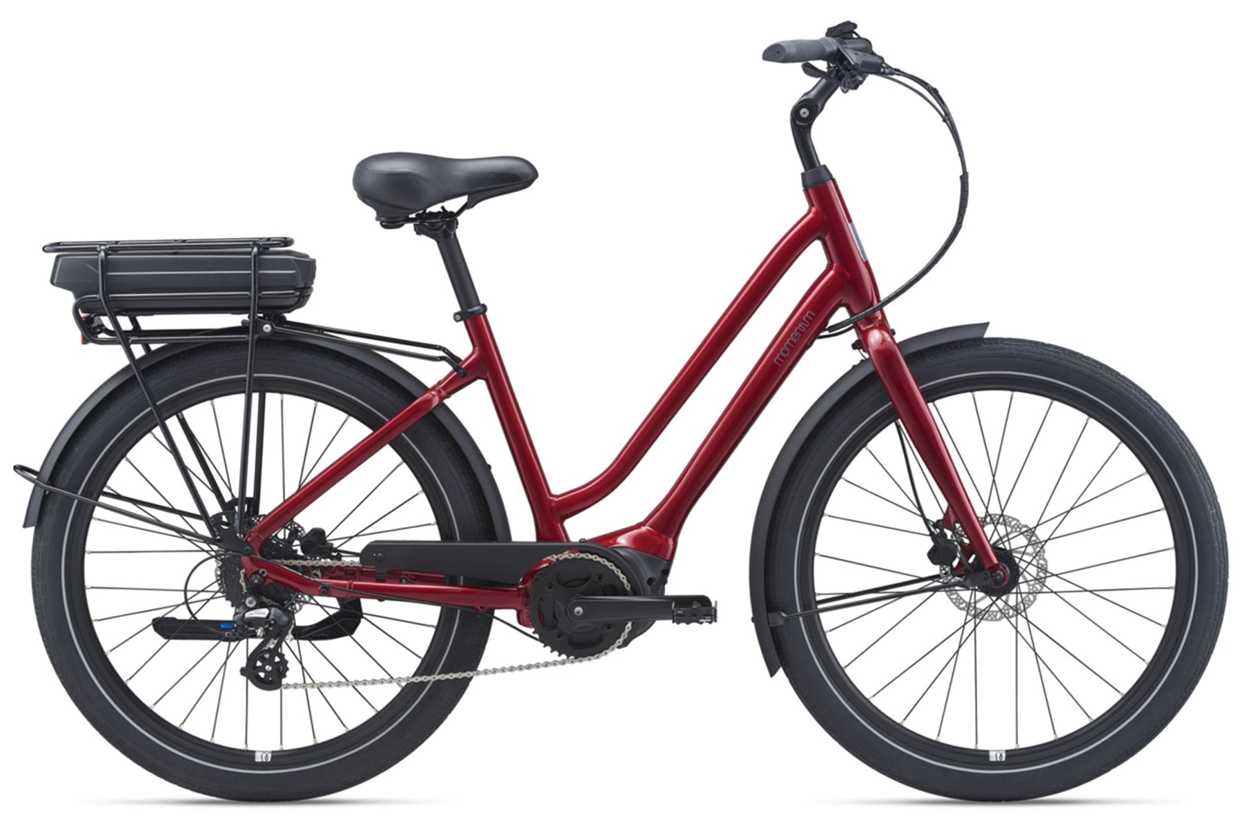 Momentum Lafree E+ 26 E-Bike - Metallic Red - 2022