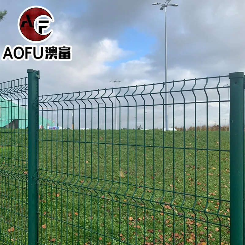 Factory Supply 3D PVC Coated Curved Galvanized Welded Wire Mesh Privacy Garden Bending Fence Panel For Sale