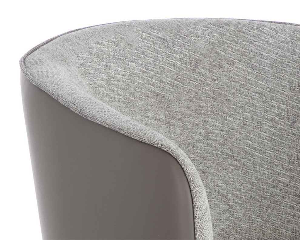 Asher Lounge Chair Flint Grey / Napa Taupe   Midcentury   Armchairs And Accent Chairs   by Sunpan Modern Home  Houzz