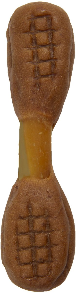 SmartBones Triple Flavor Dumbbells Real Peanut Butter， Chicken and Beef Dog Treats， 10 count