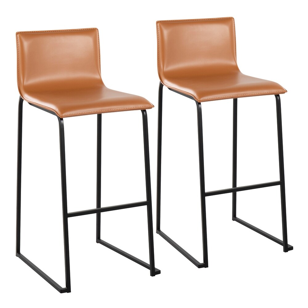 Silver Orchid Mara Upholstered Bar Stool   Set of 2