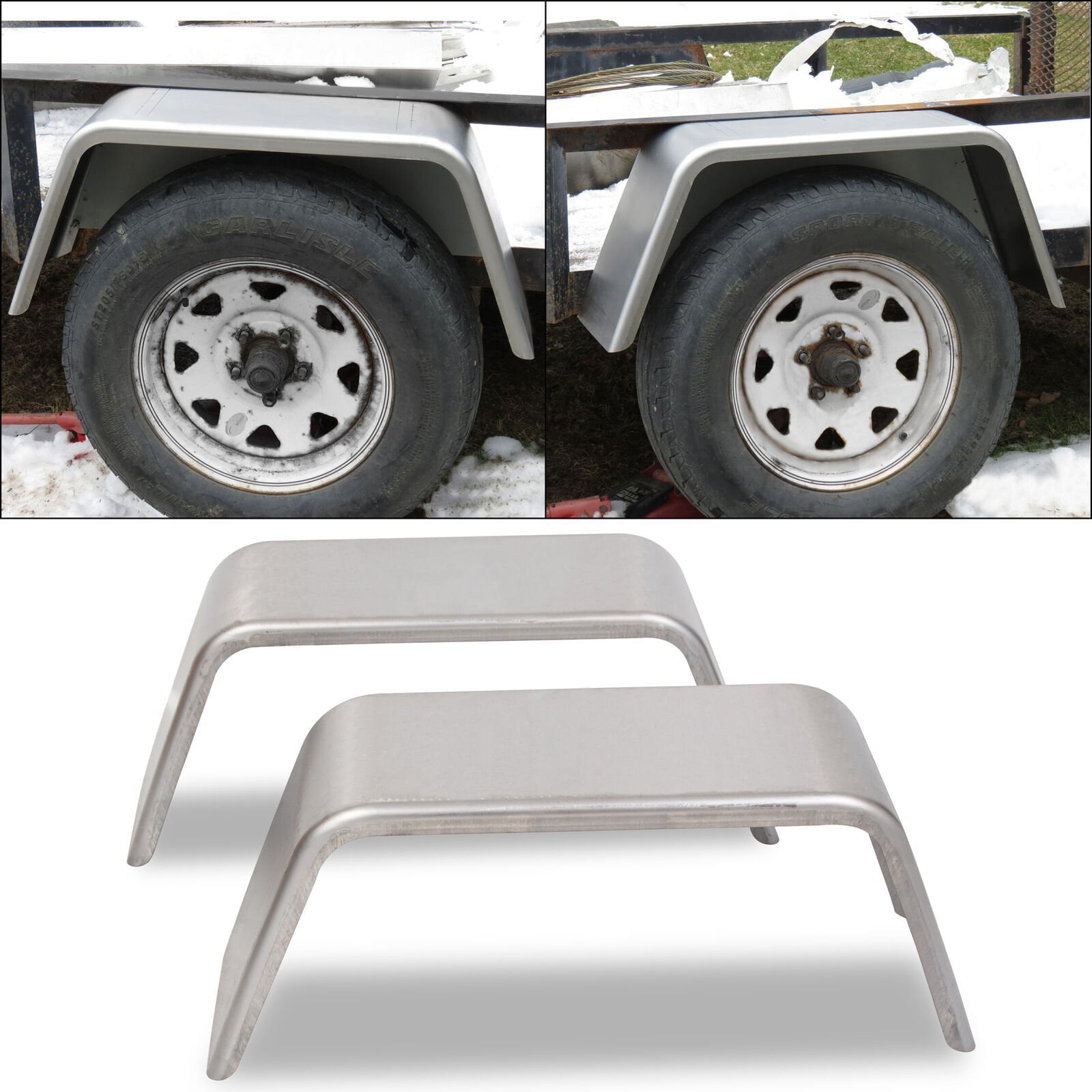 Kojem Square Axel Trailer Boat Fenders for 14