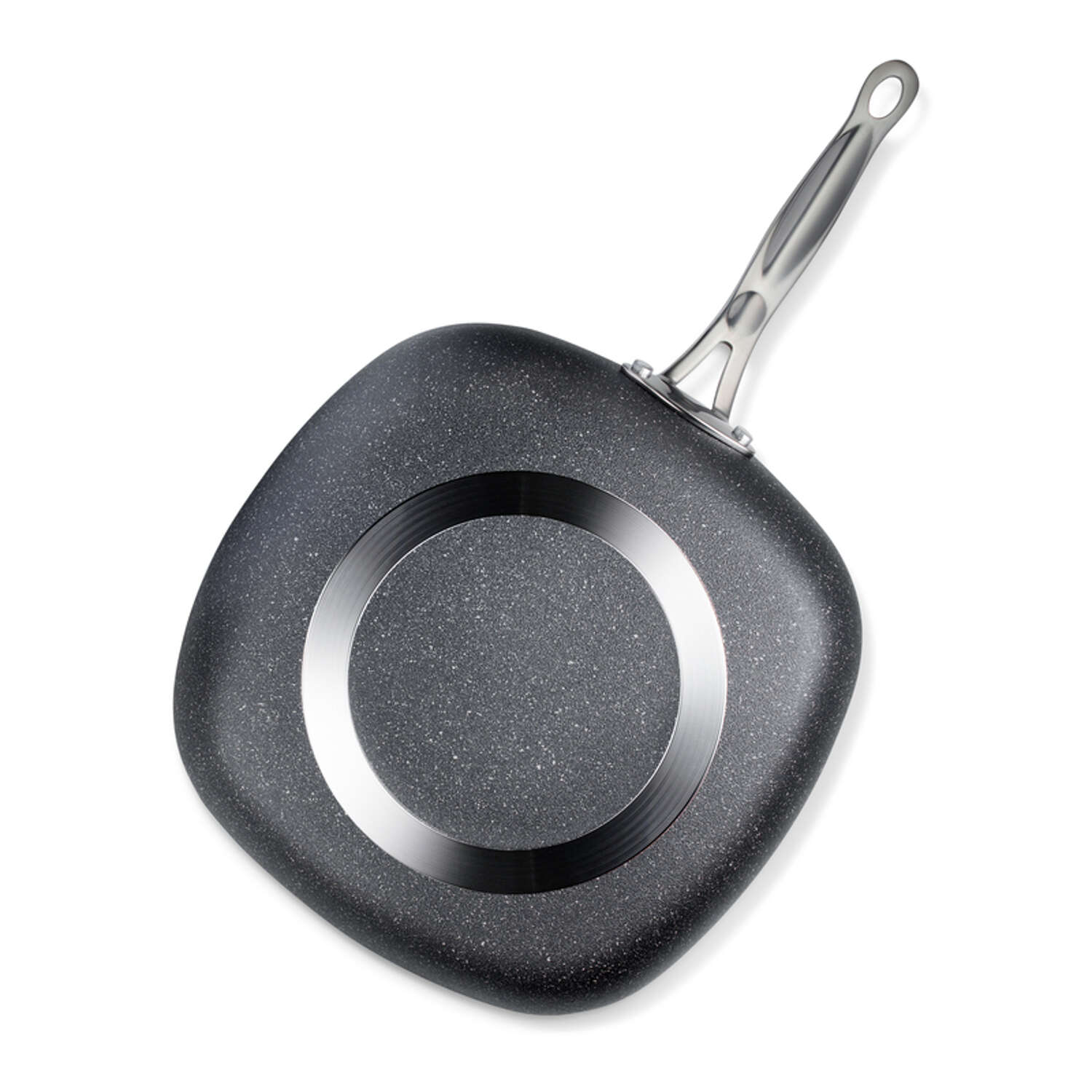 Granite Rock Aluminum Fry Pan Gray