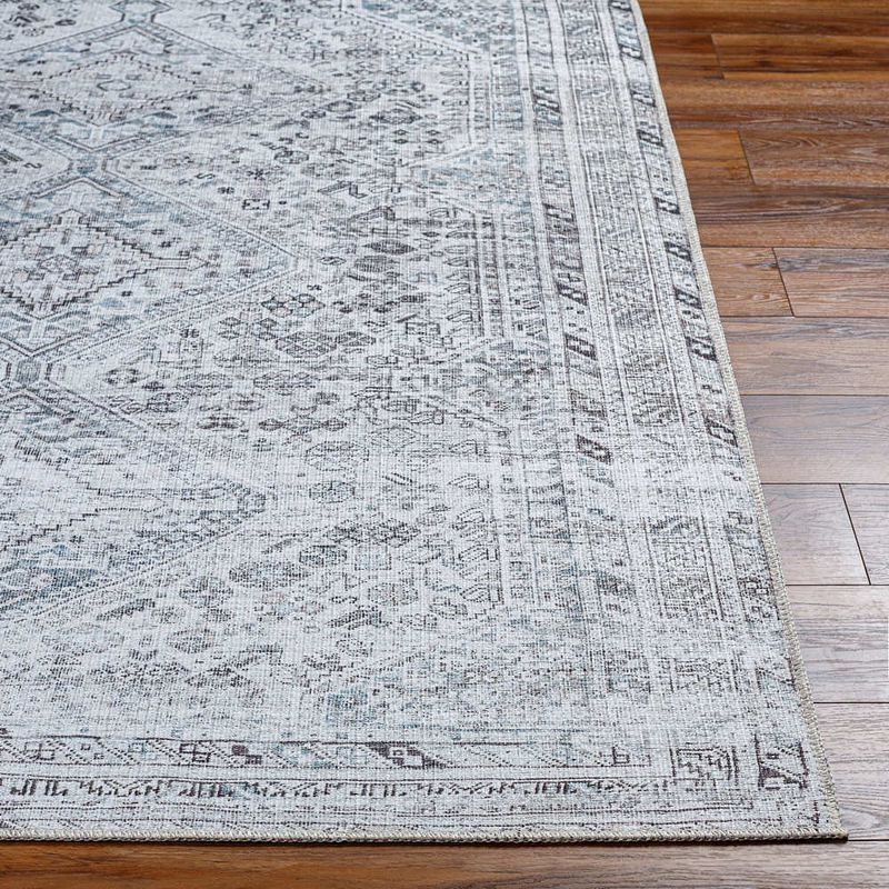 Tonganoxie Traditional Washable Area Rug