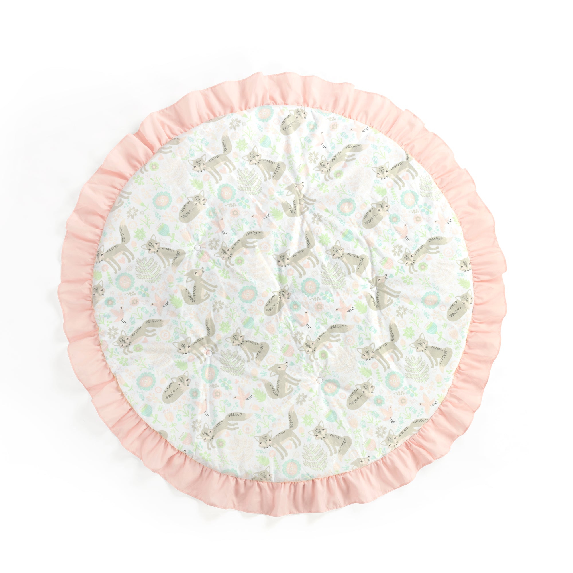 Pixie Fox Baby Round Ruffle Play Mat