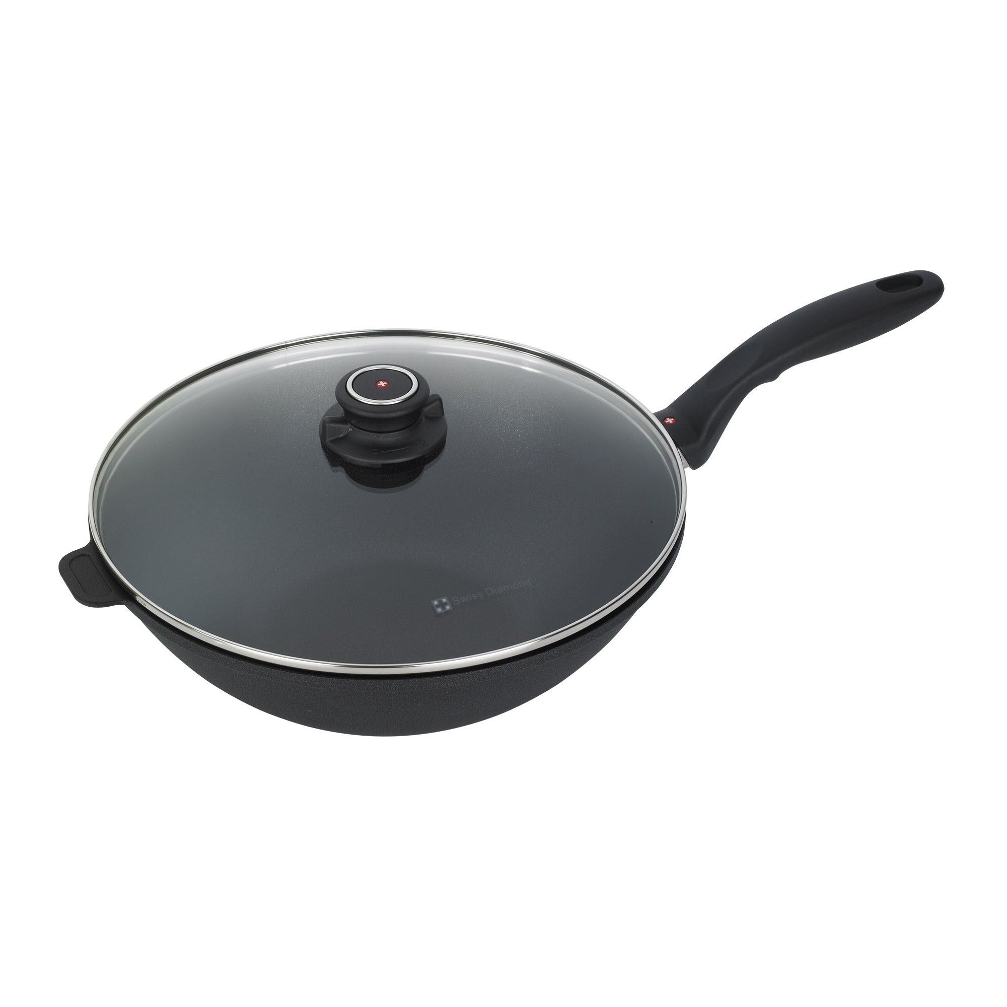 XD Induction Wok with Lid and Rack - 11.8