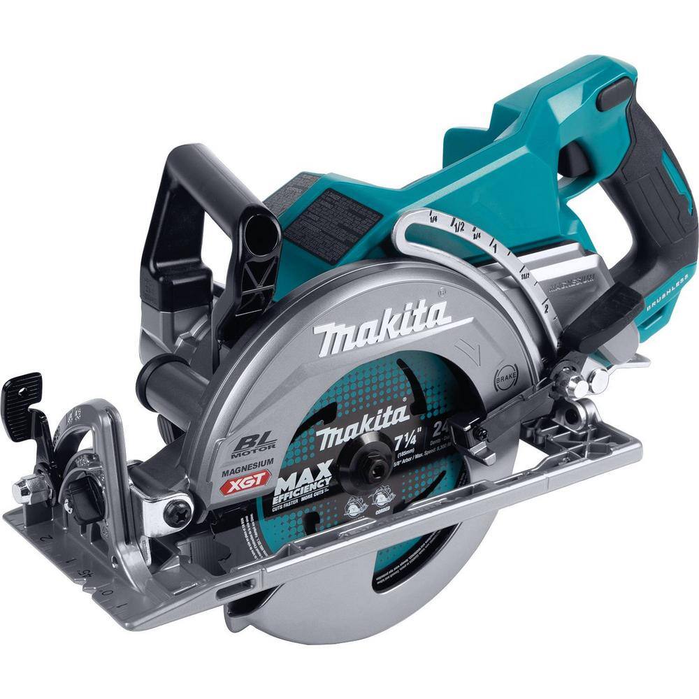 Makita 40V Max XGT Brushless Cordless Rear Handle 7-14 in. Circular Saw (Tool Only) GSR01Z