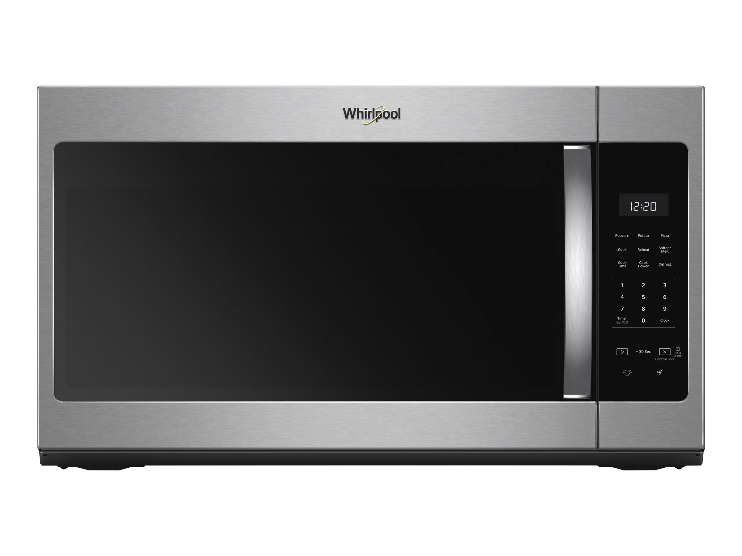 Whirlpool - 1.7 Cu. Ft. Over-the-Range Microwave - Fingerprint Resistant Stainless Steel