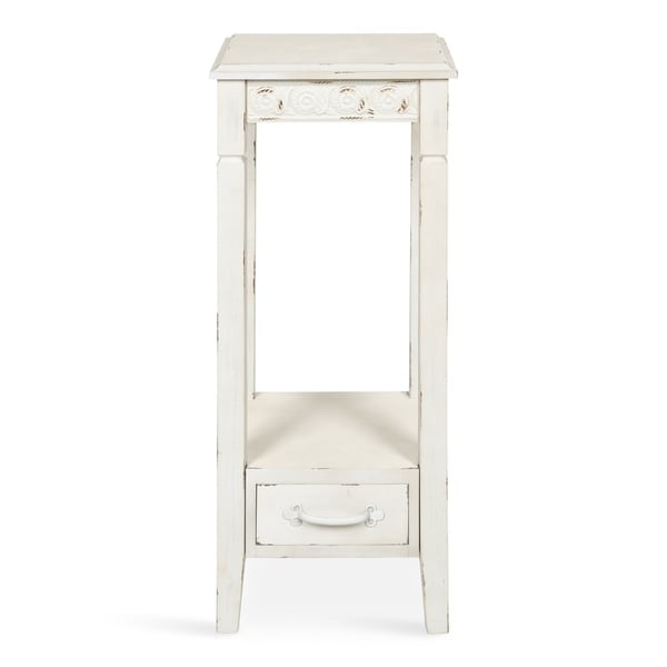 Kate and Laurel Idabelle Wood Square Accent Table - 12x12x30