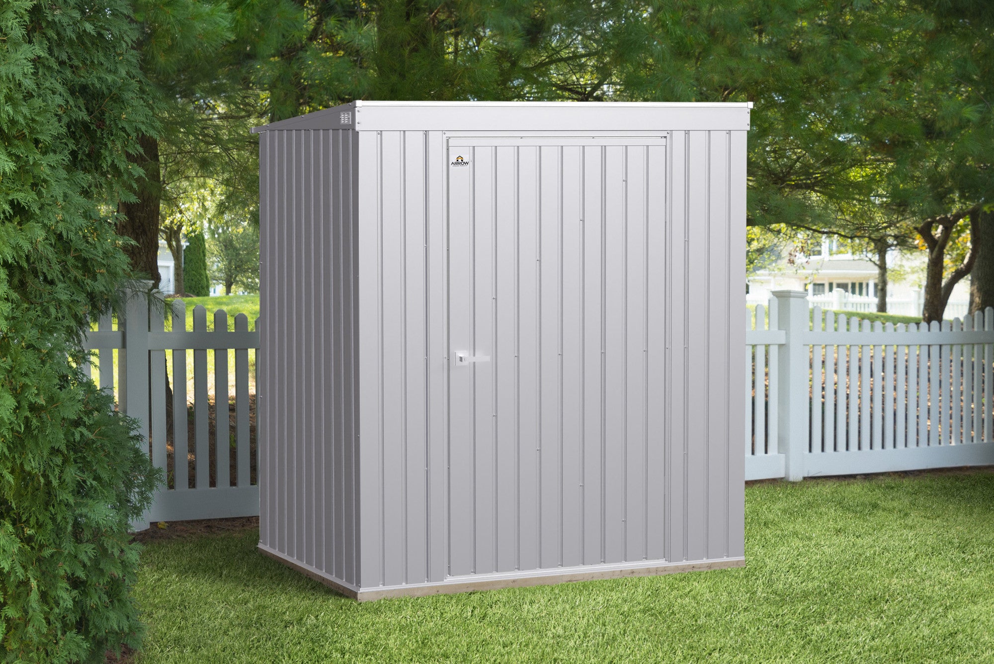 Arrow Elite Steel Storage Shed, 6x4