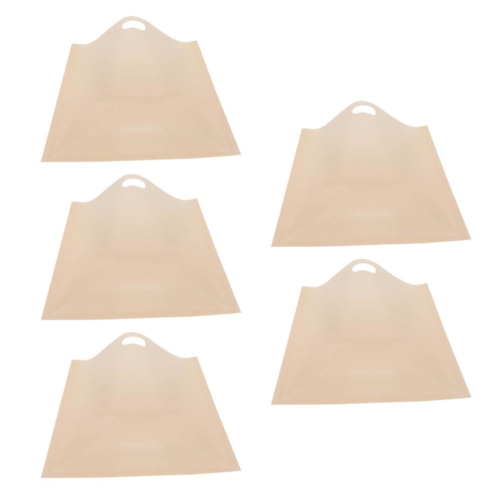 5pcs Reusable Toaster Bags Heat Resistant Non Stick Bread Bags Sandwiches Pizza Heating Container