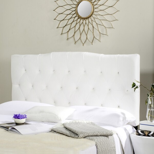 SAFAVIEH Axel White Tufted Headboard (Queen) - - 16391441