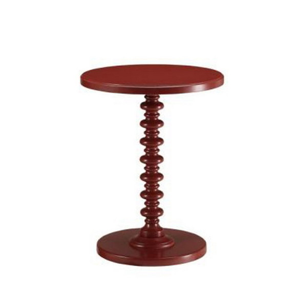 Benzara BM157296 Astonishing Side Table With Round...