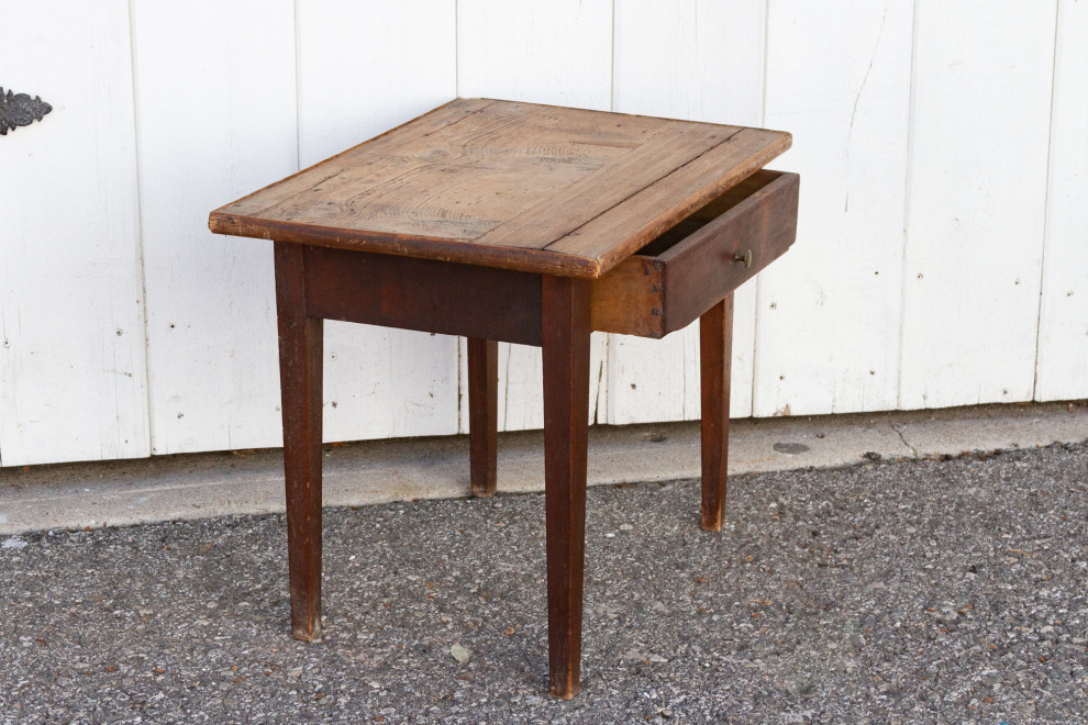 Small Early 19th Century French Side Table   Farmhouse   Side Tables And End Tables   by De cor  Houzz