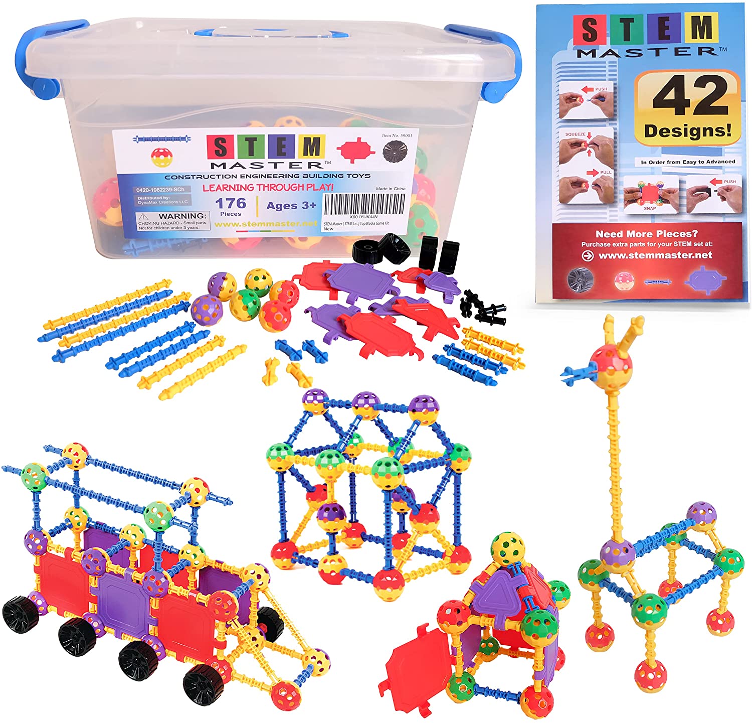 STEM Master Building Toys for Kids Ages 4-8 - STEM Toys Kit