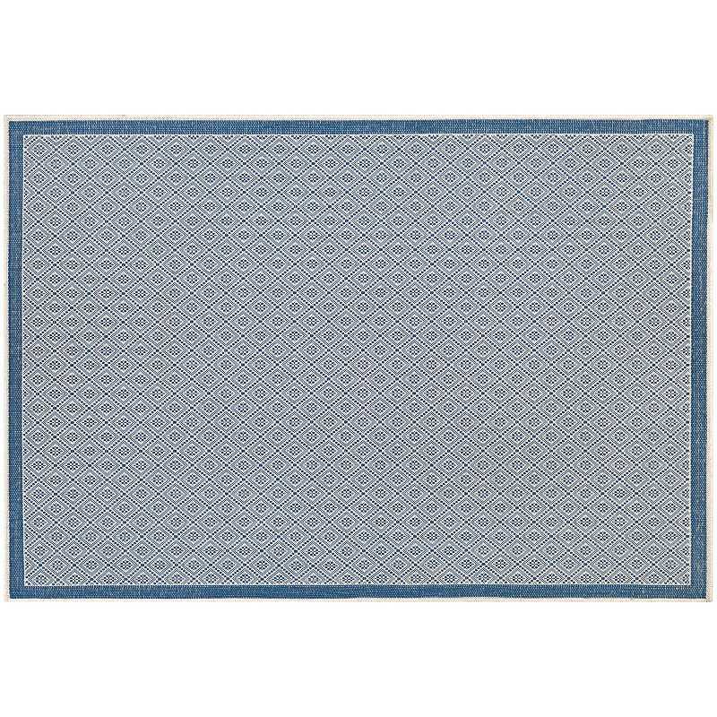 Couristan Monaco Sea Pier Subtle Lattice Indoor Outdoor Rug