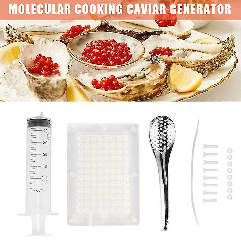 Caviar Maker Set 100-hole Maker Molecular Gourmet Tools Home Kitchen Supplies