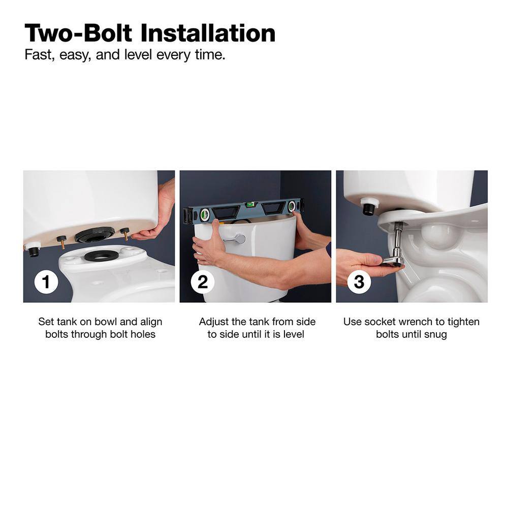 KOHLER Cimarron Rev 360 2-piece 1.28 GPF Single Flush Round-Front Complete Solution Toilet in. White Seat Included 31668-0