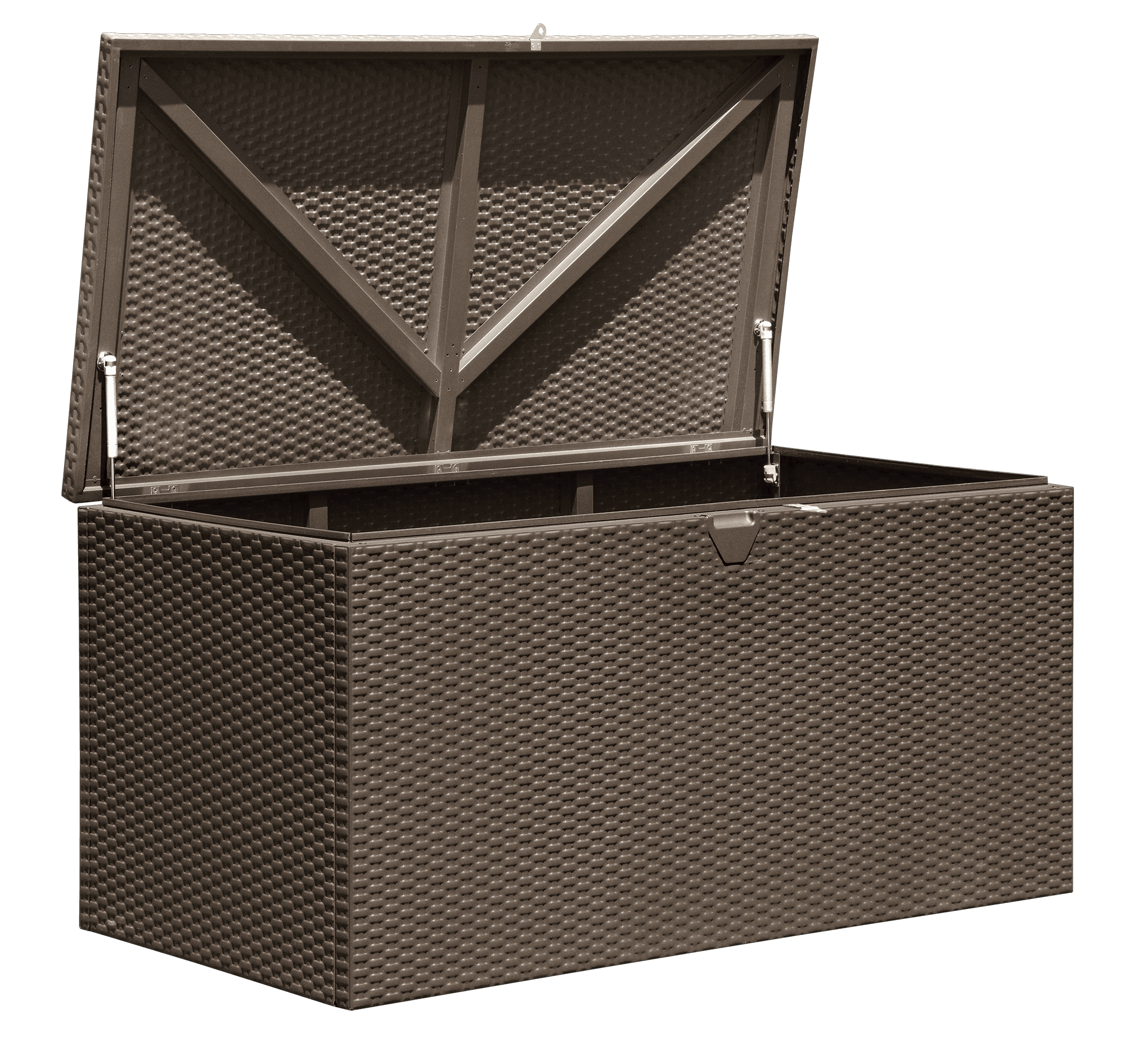 Spacemaker HDG 134.5 Gallon Steel Deck Box, Espresso