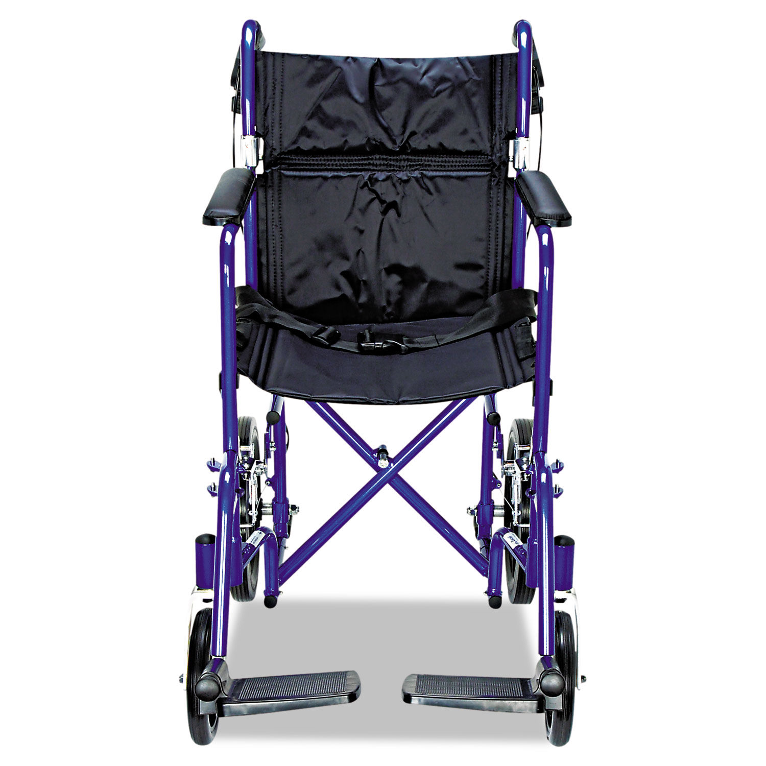 Excel Deluxe Aluminum Transport Wheelchair by Medline MIIMDS808210ABE