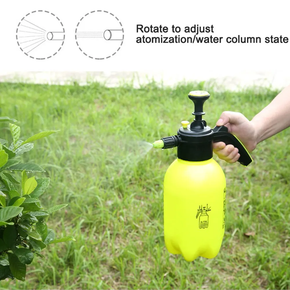 2L Nozzle Air High Pressure Water Spray Gun Home Hand Pump Garden Sprayer