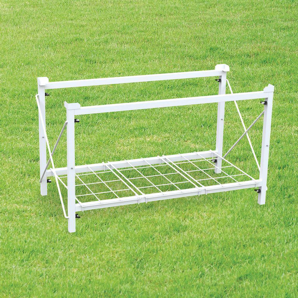 Vigoro Stand Up Steel Raised Garden Planter with Liner 82230HD