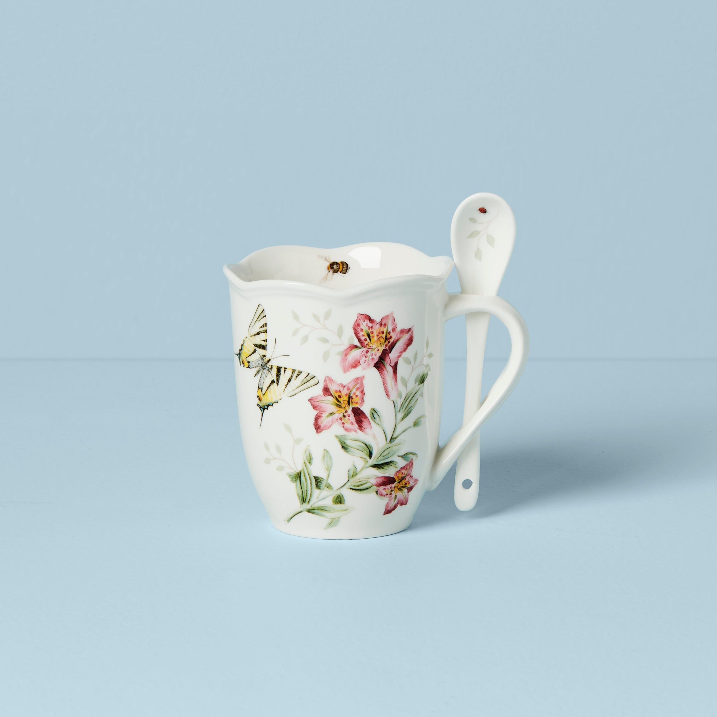 Butterfly Meadow Mug & Spoon