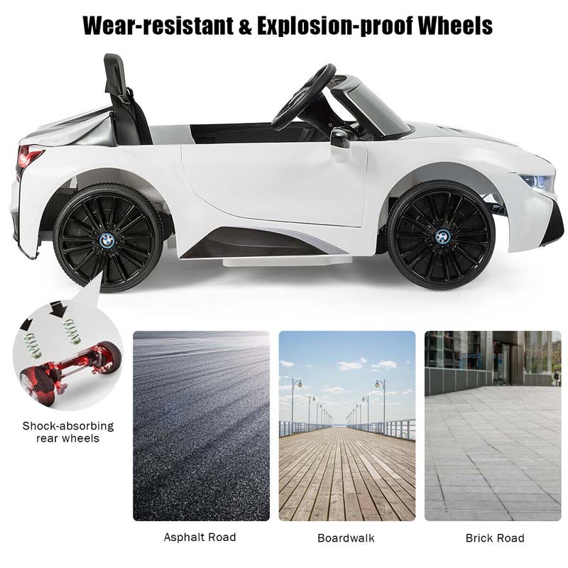 12V Licensed BMW I8 Coupe Kids Ride On Car Battery Powered Electric Vehicle with 2.4G Remote Control