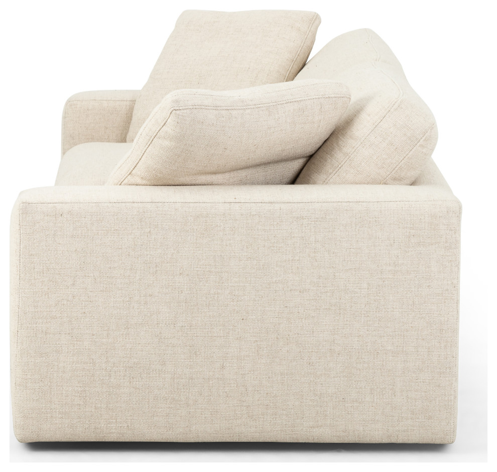 Plume Sofa  96 quot  Thames Cream   Transitional   Sofas   by Four Hands  Houzz