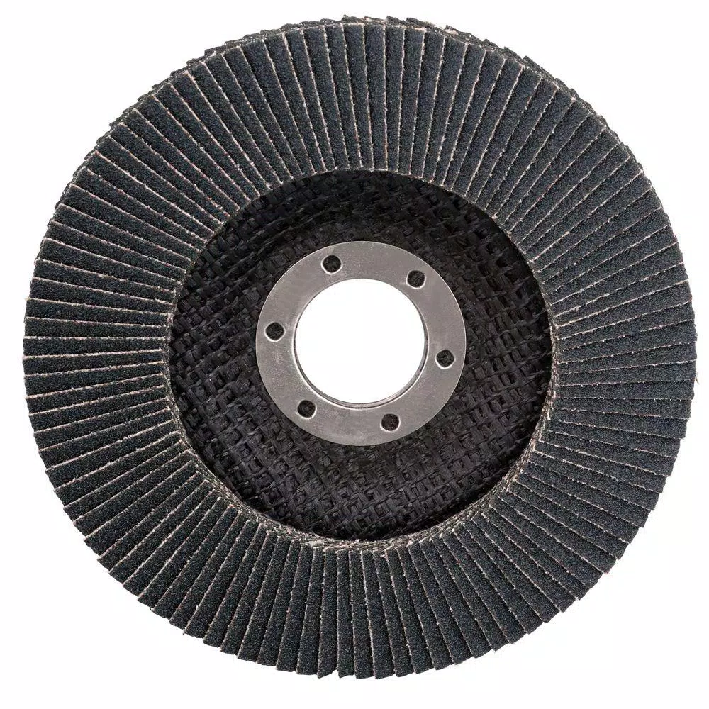 DIABLO 4-1/2 in. 80-Grit Steel Demon Grinding and Polishing Flap Disc with Type 29 Conical Design and#8211; XDC Depot