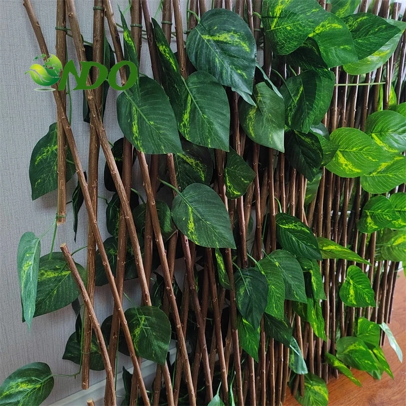 China supply garden board decorative leaves artificial boxwood fence vertical garden greening wall for decoration